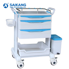 SKR-ET223 Mobile Hospital ABS Medical Plastic Drugs Trolley